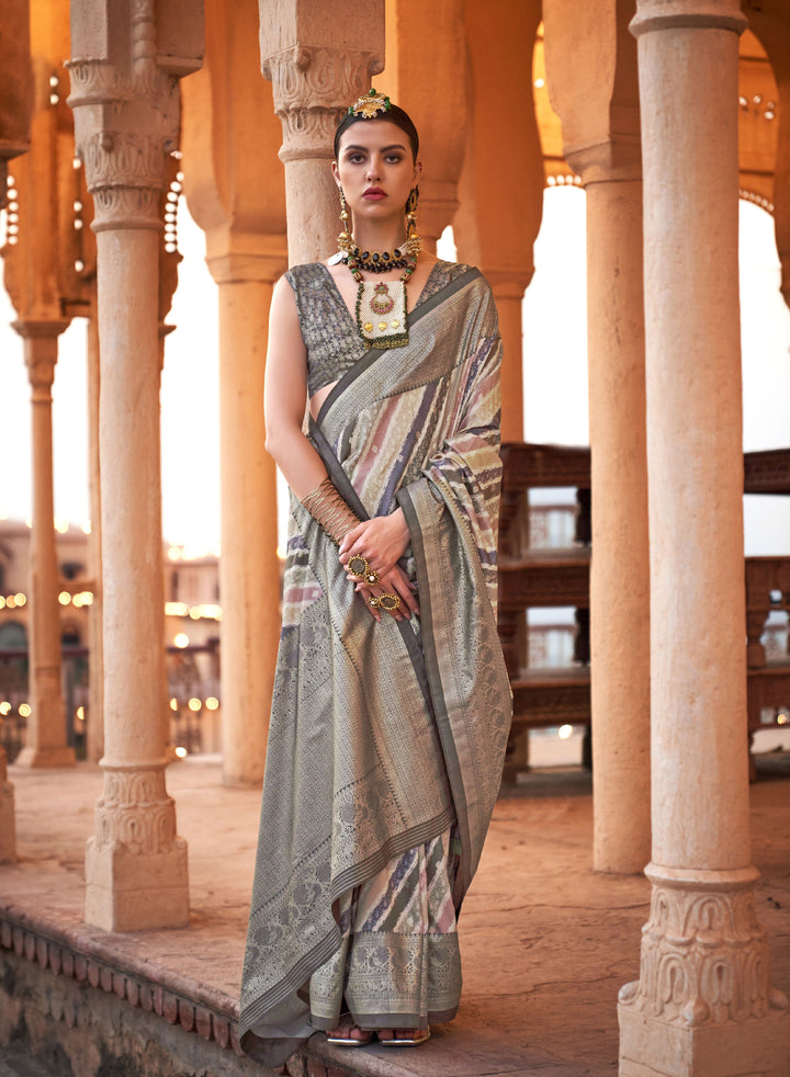 Stunning Viscose Silk Saree | The Perfect Ethnic Statement Piec