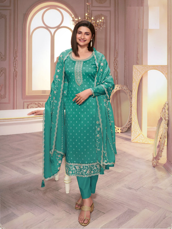 Charming Silk Georgette Salwar Kameez with Delicate Embroidery | Perfect for Elegant Occasions