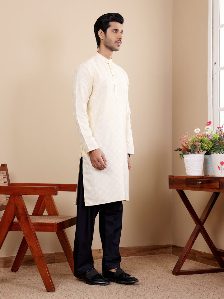 Designer Kurta for Festive Wear | Viscose with Wevon Jacquard Work