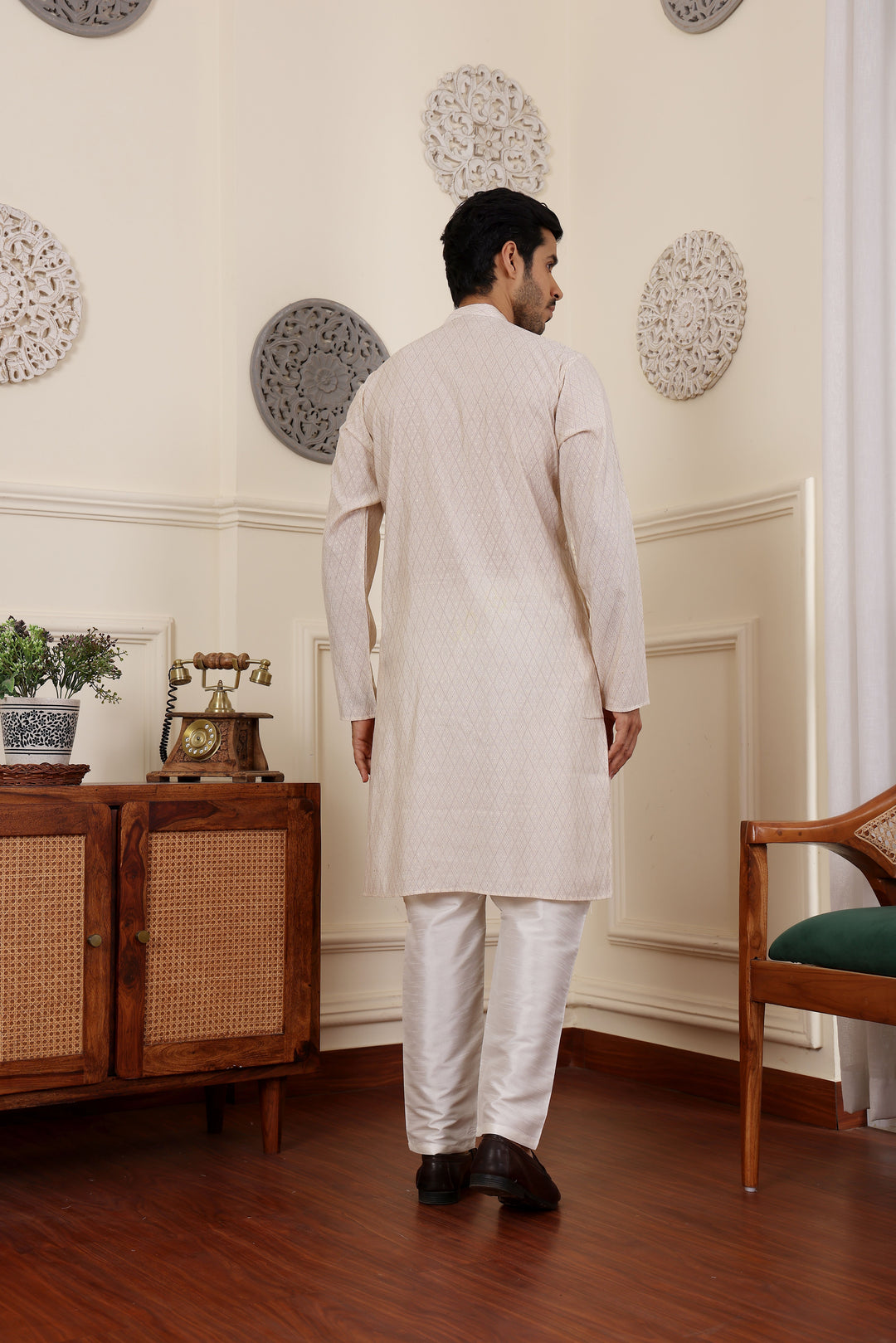 Festive Wear White Kurta Pajama | Stylish Modal Silk & Art Silk Ensemble