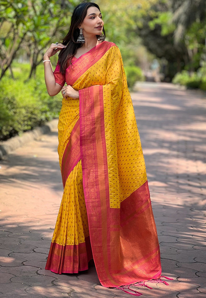 Elegant Pashmina-Silk Saree | Designer Hand-Work for Special Events