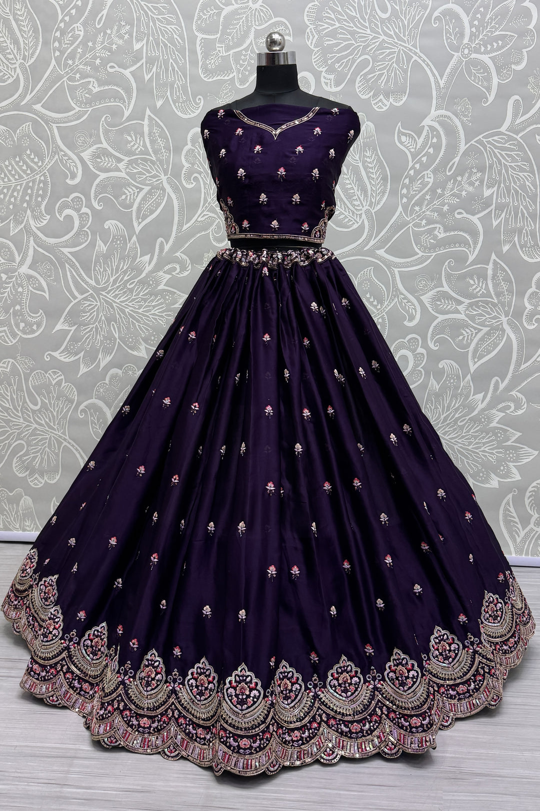 Stunning Silk Lehenga with Dupatta | A Graceful Addition to Your Wardrobe