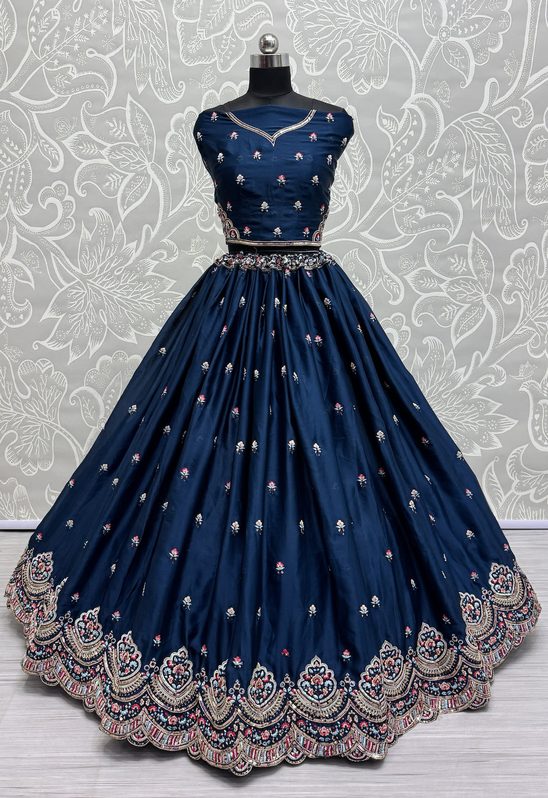 Stunning Silk Lehenga with Dupatta | A Graceful Addition to Your Wardrobe