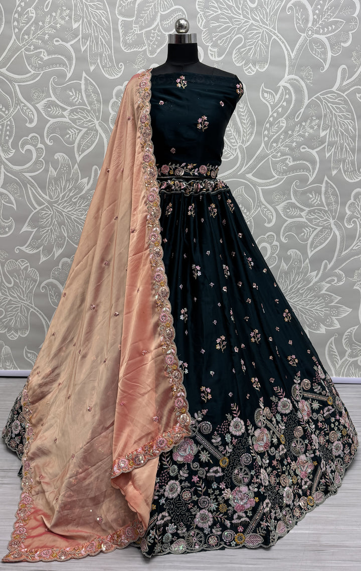 Sophisticated Silk Lehenga with Dupatta | Unmatched Beauty for Grand Occasions