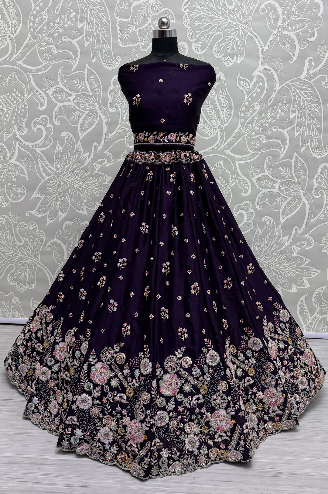 Sophisticated Silk Lehenga with Dupatta | Unmatched Beauty for Grand Occasions