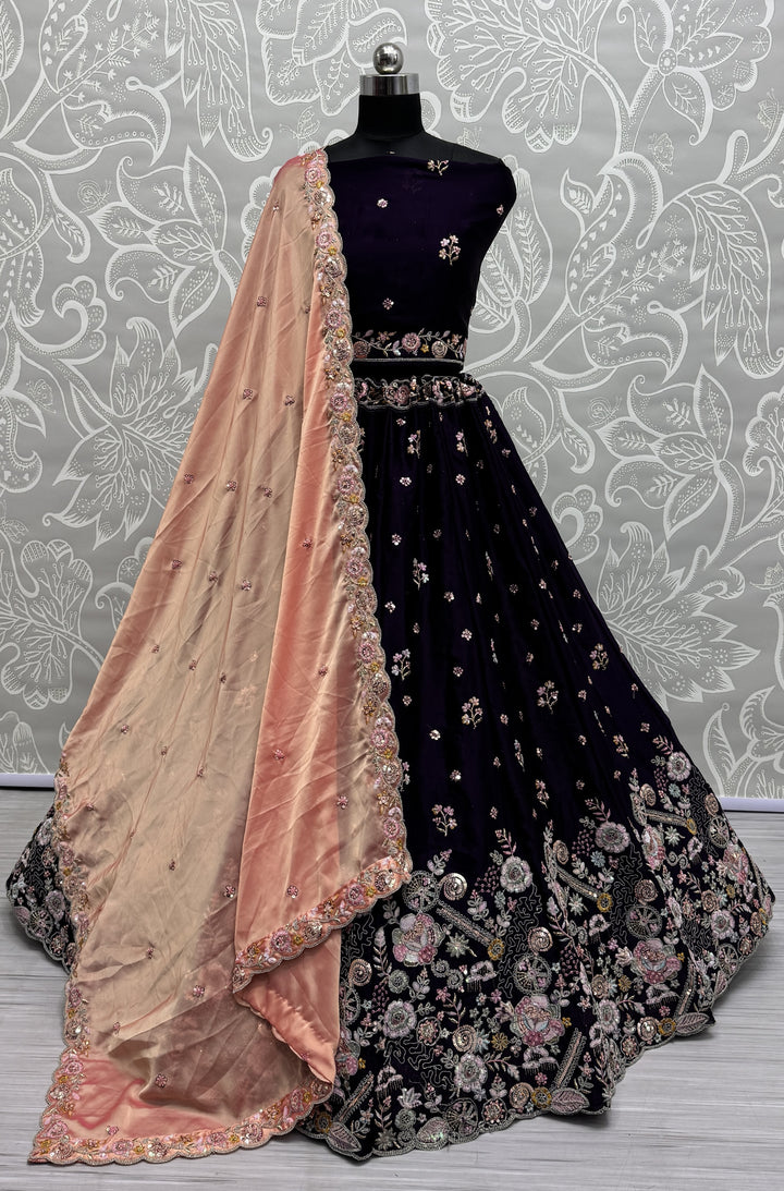 Sophisticated Silk Lehenga with Dupatta | Unmatched Beauty for Grand Occasions