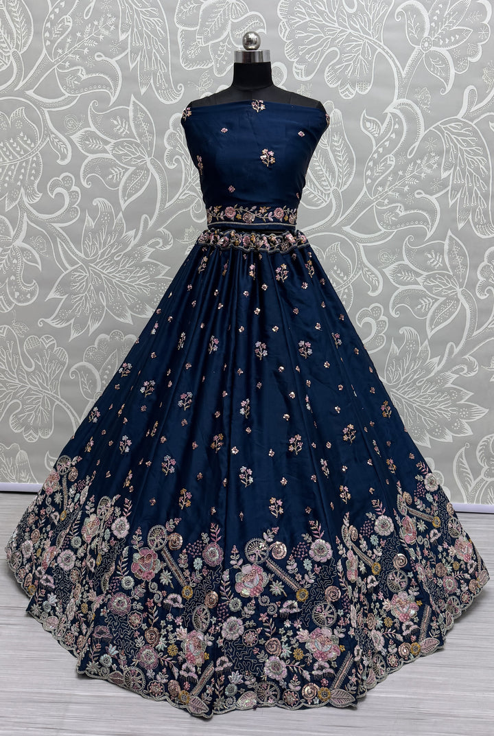 Sophisticated Silk Lehenga with Dupatta | Unmatched Beauty for Grand Occasions