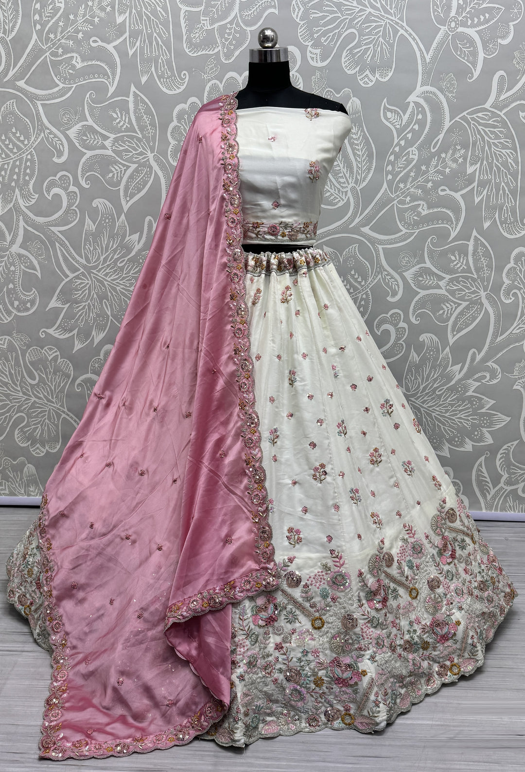 Sophisticated Silk Lehenga with Dupatta | Unmatched Beauty for Grand Occasions