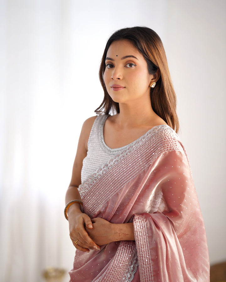 Designer Jimmy Choo Saree | Sequenced Embroidery for Special Events