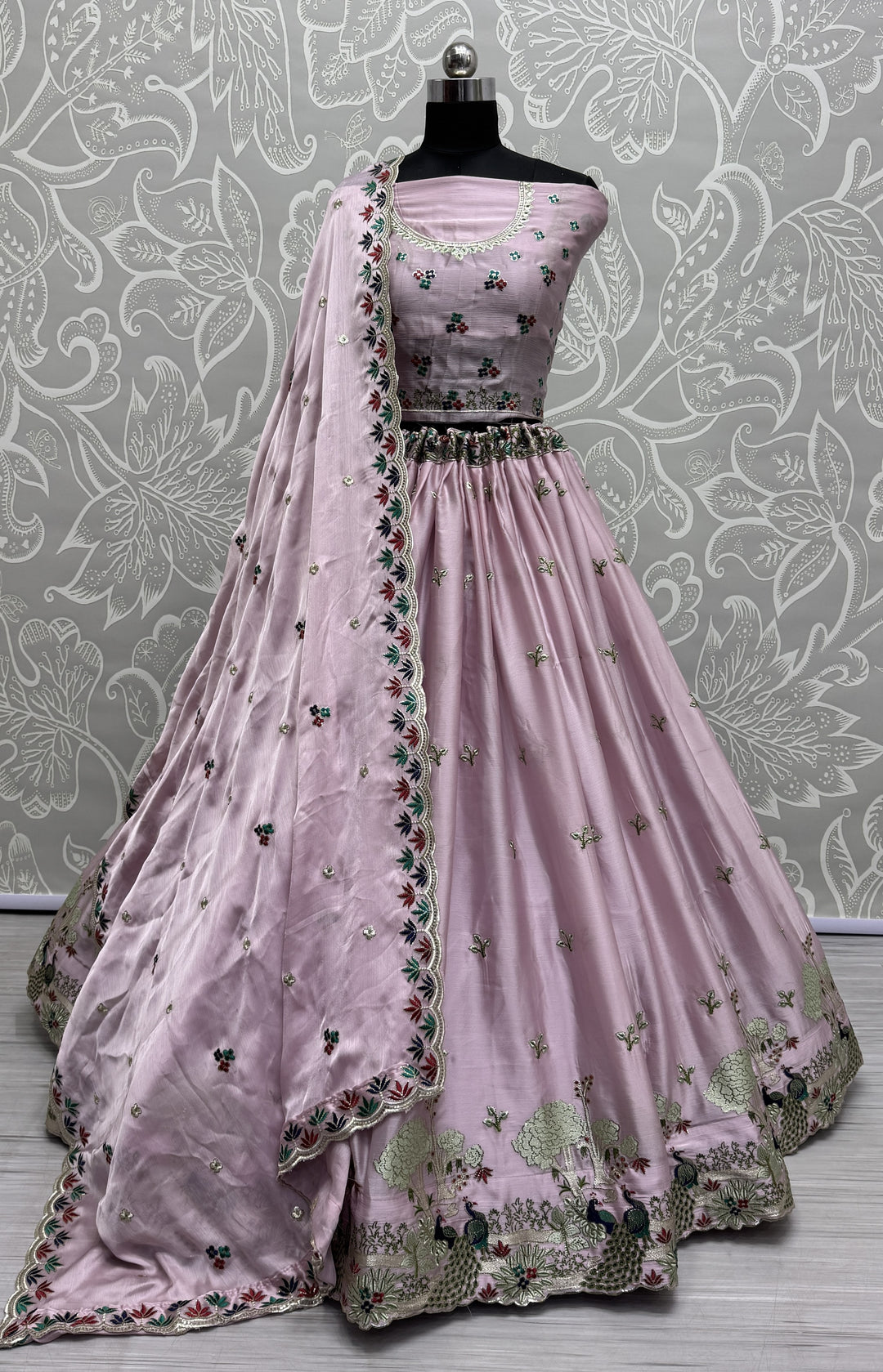 Gorgeous Silk Lehenga with Dupatta | Unmatched Beauty for Grand Occasions