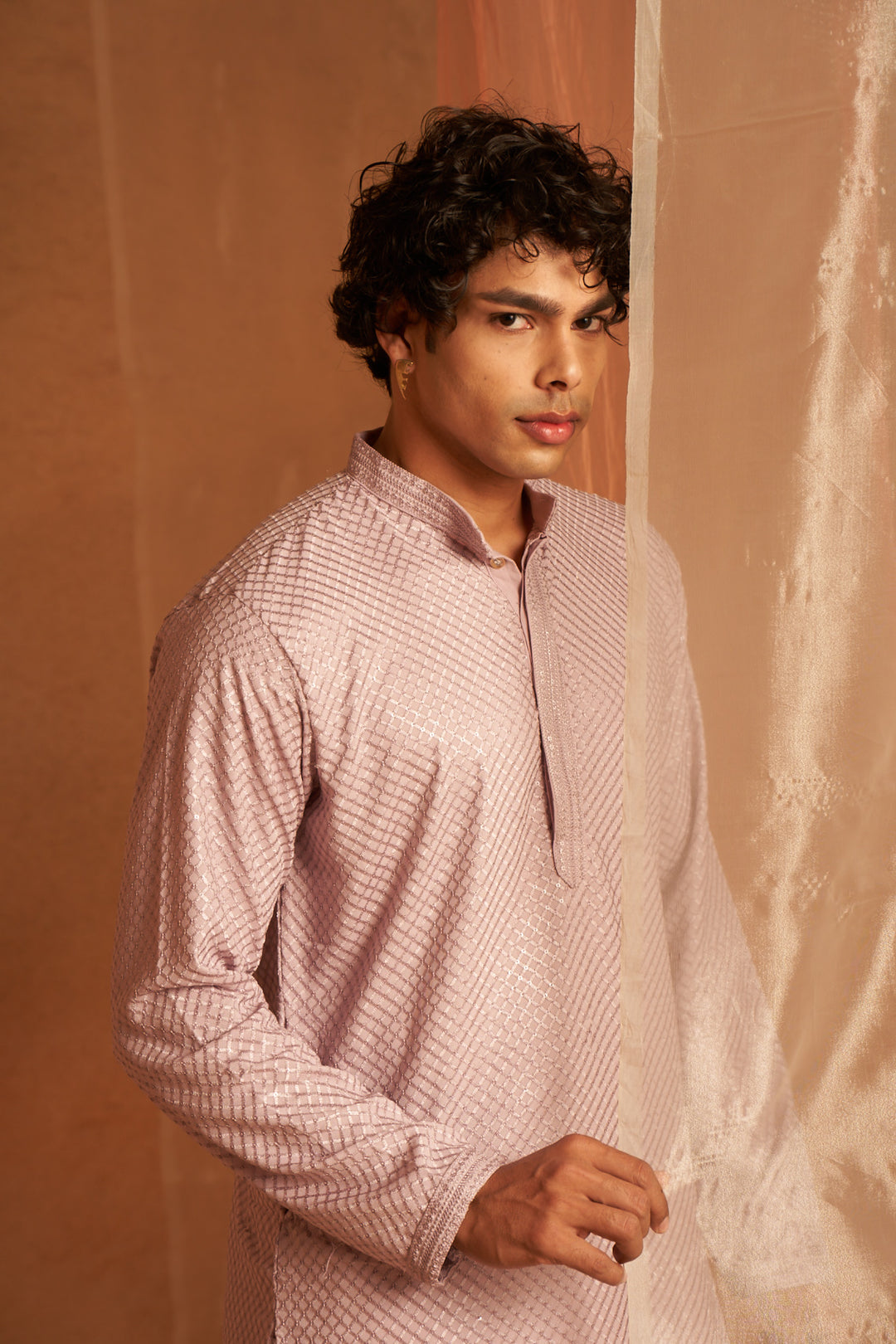 Wedding Wear Men's Kurta Pajama | Art Silk Handcrafted Elegance