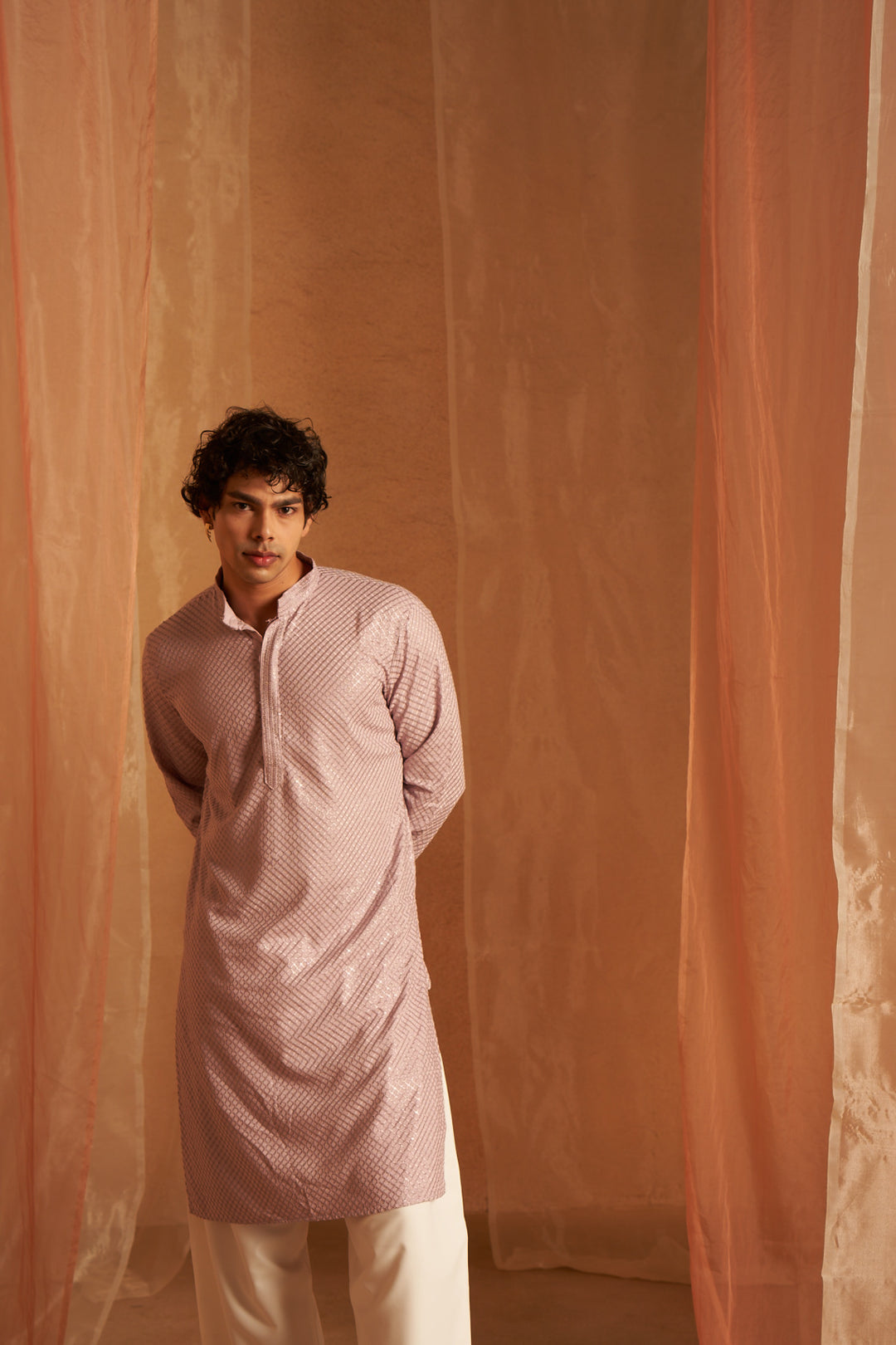 Wedding Wear Men's Kurta Pajama | Art Silk Handcrafted Elegance