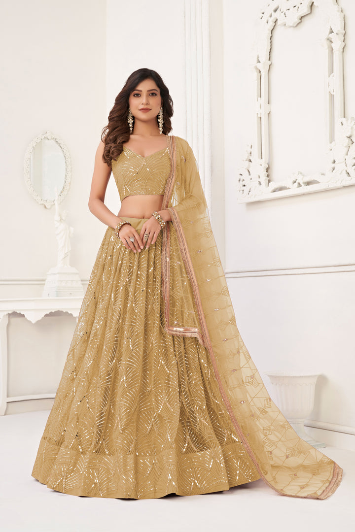 Stunning Butterfly Net Lehenga with Dupatta | Elegance Redefined for Brides