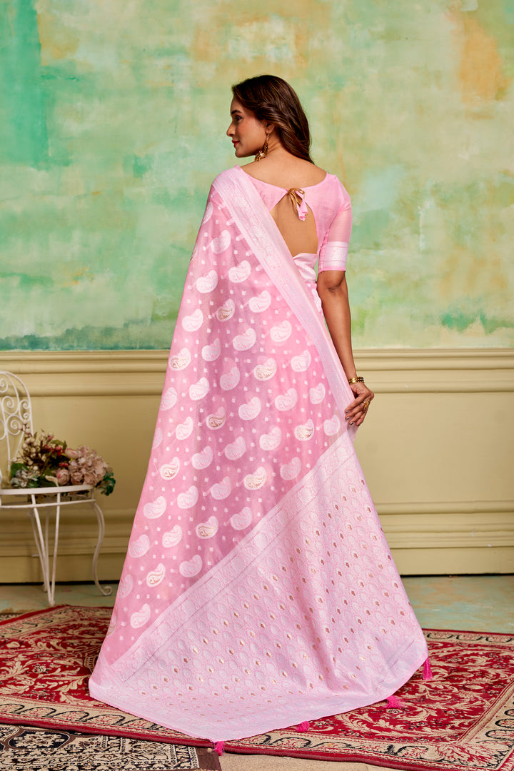 Cotton Wevon-Designer Saree | Perfect for Weddings and Special Events