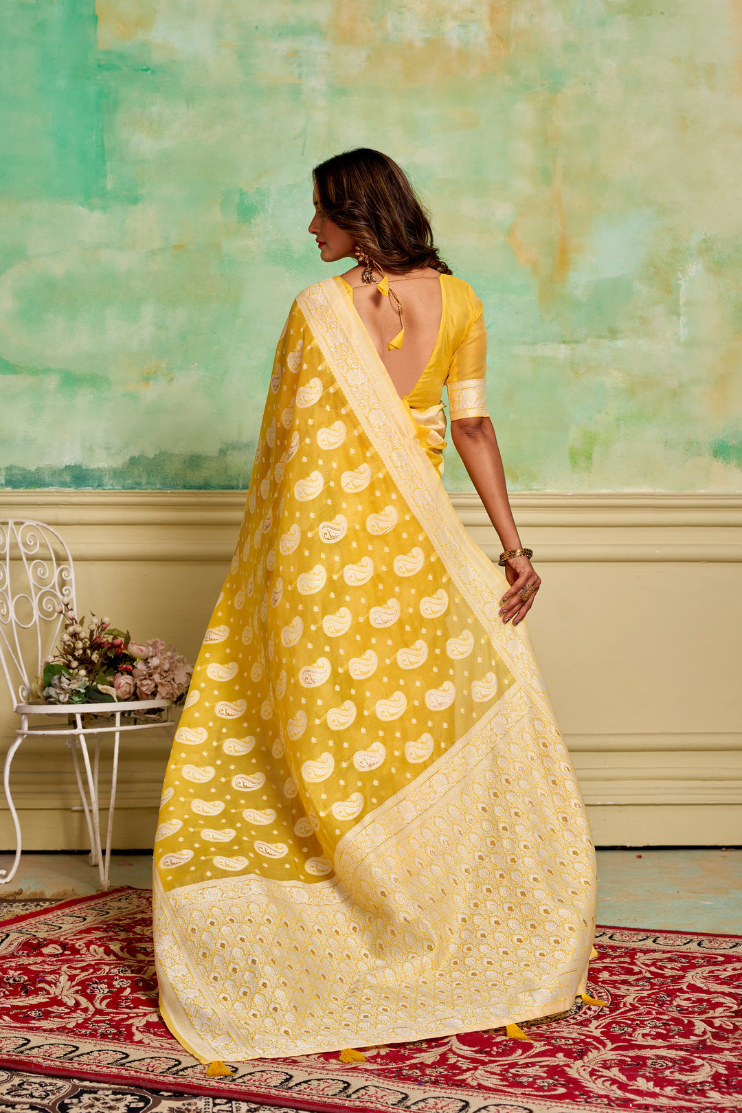 Cotton Wevon-Designer Saree | Perfect for Weddings and Special Events