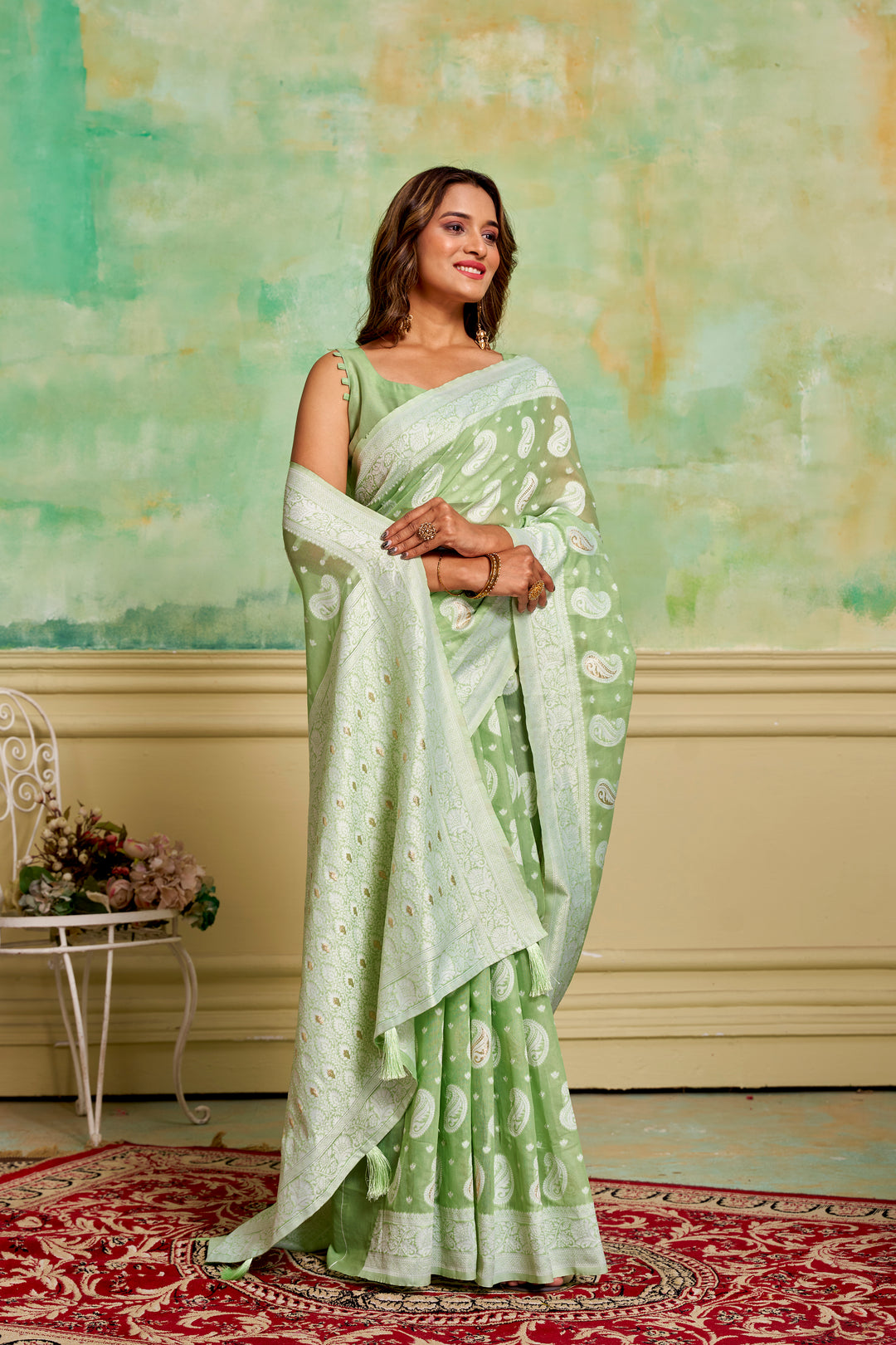 Cotton Wevon-Designer Saree | Perfect for Weddings and Special Events