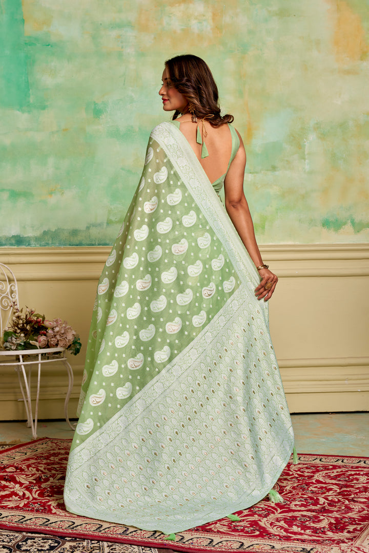 Cotton Wevon-Designer Saree | Perfect for Weddings and Special Events