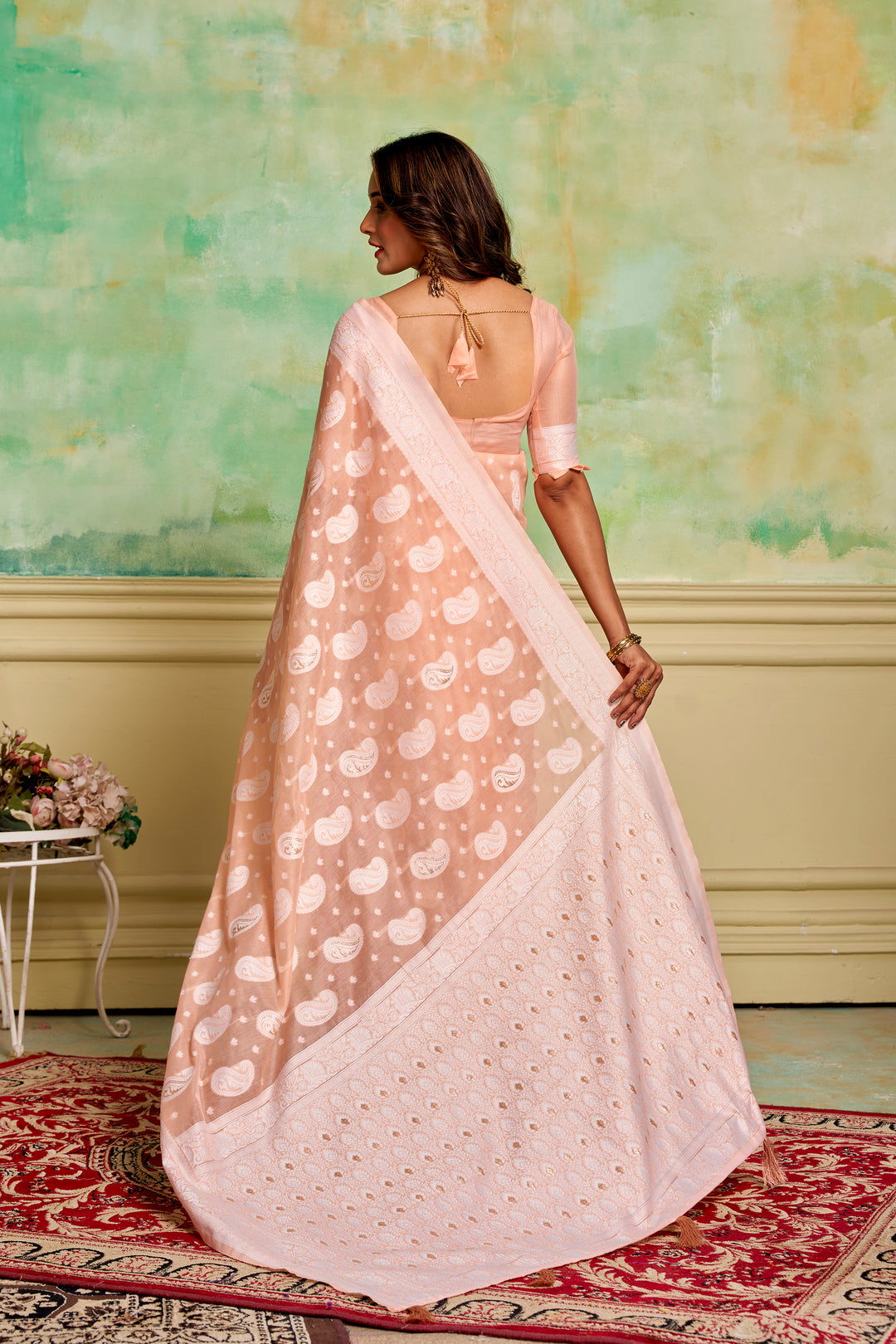 Cotton Wevon-Designer Saree | Perfect for Weddings and Special Events