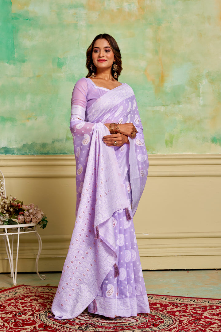 Cotton Wevon-Designer Saree | Perfect for Weddings and Special Events