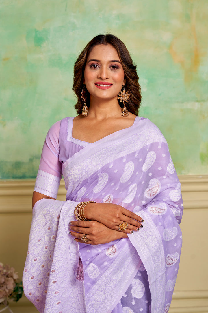 Cotton Wevon-Designer Saree | Perfect for Weddings and Special Events