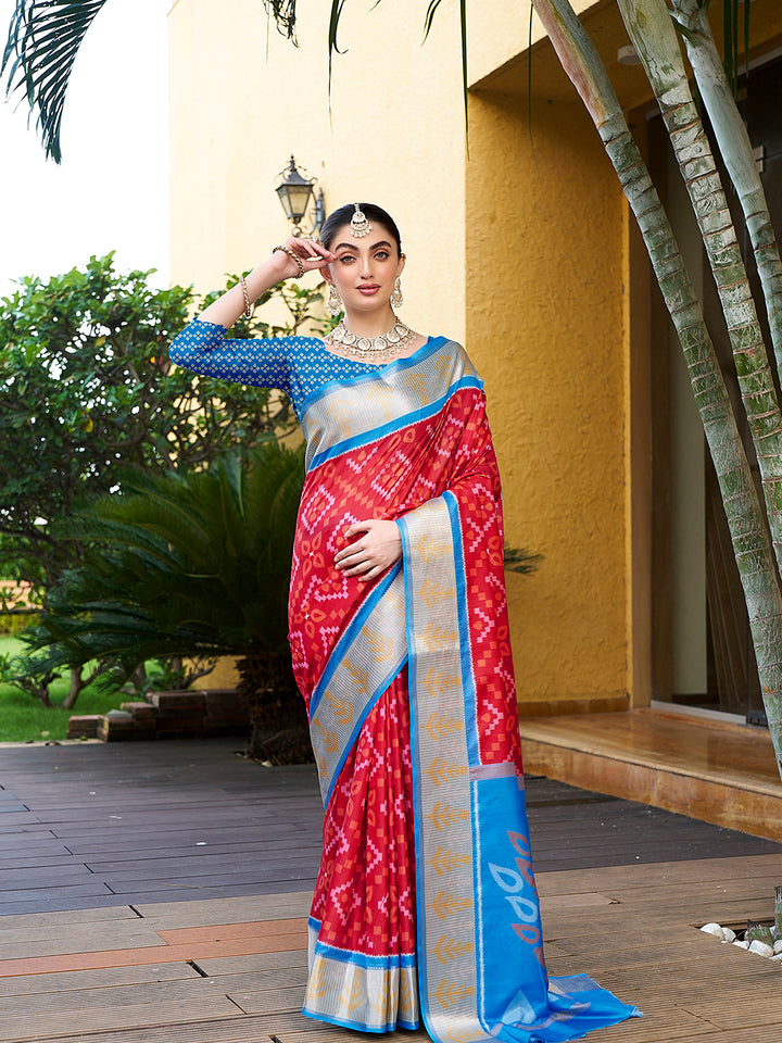 Designer Crepe Saree with Digital Print | Perfect for Weddings & Festive Occasions