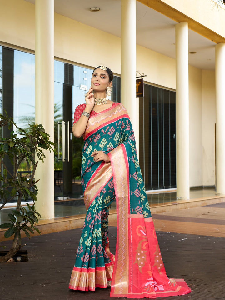 Designer Crepe Saree | Digital Printed | Wedding & Festival Elegance