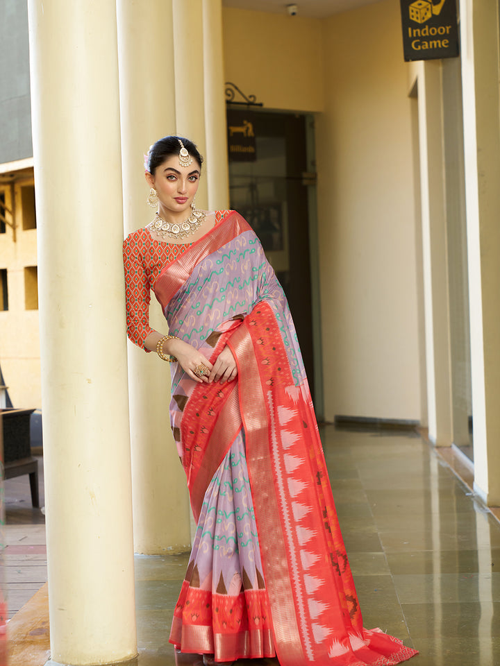 Designer Digital Printed Crepe Saree | Elegant Wedding & Festive Wear