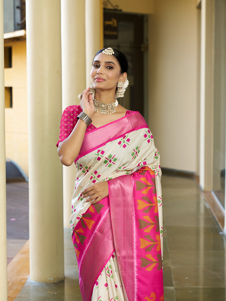 Designer Crepe Saree with Digital Print | Elegant Traditional Wear for Weddings