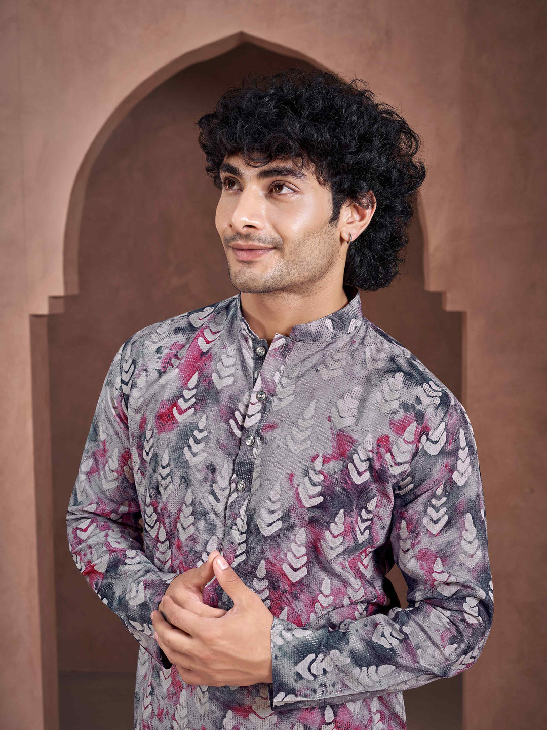 Designer Viscose Art Silk Kurta Pajama | Wevon Designer Print Festive Wear