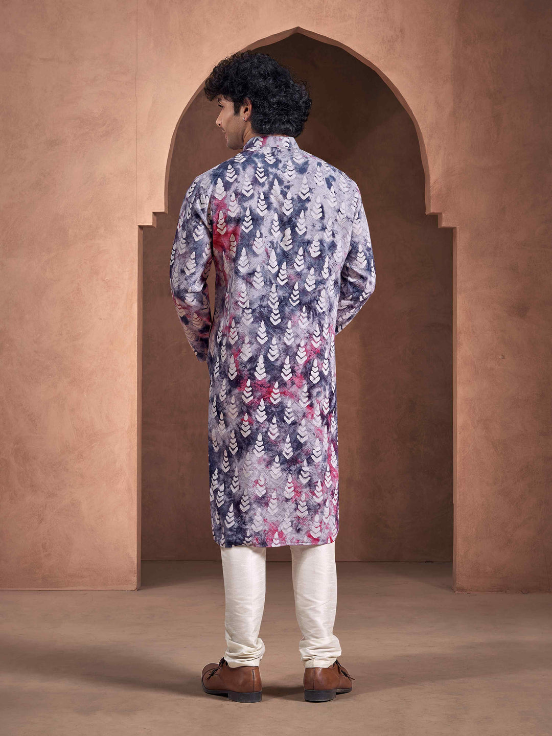 Designer Viscose Art Silk Kurta Pajama | Wevon Designer Print Festive Wear