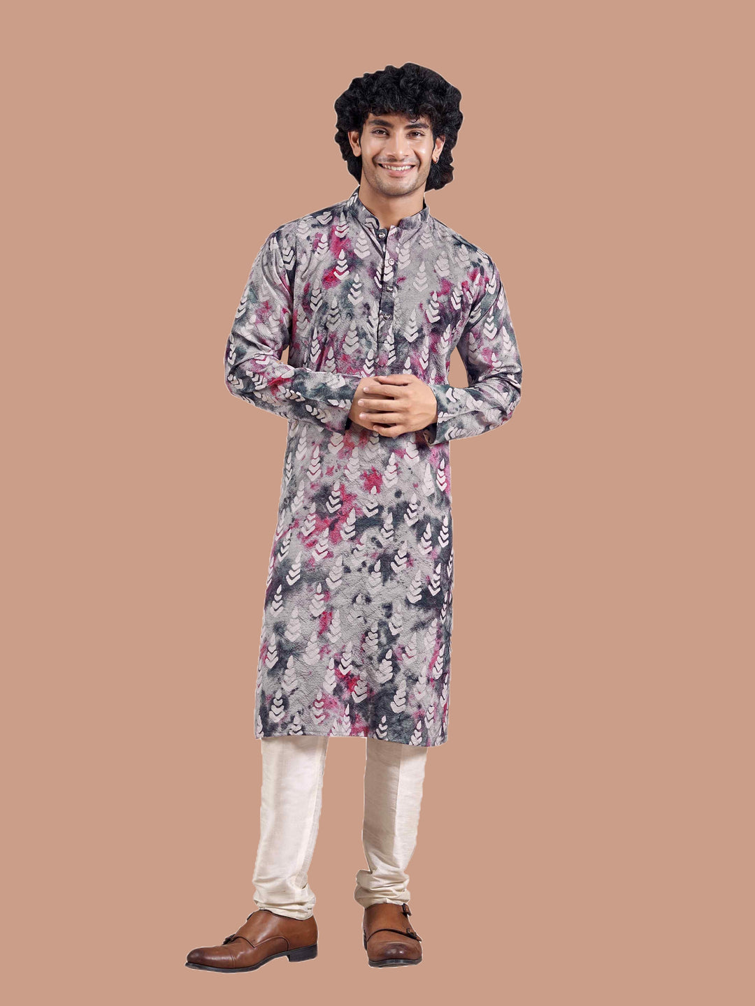 Designer Viscose Art Silk Kurta Pajama | Wevon Designer Print Festive Wear