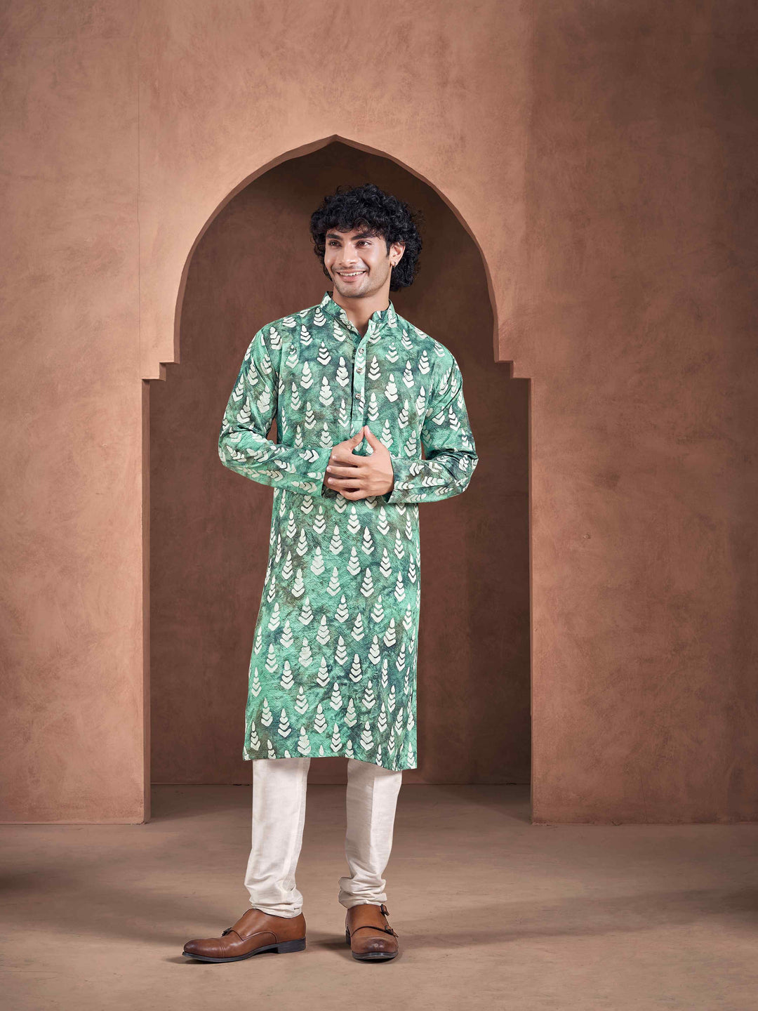 Designer Viscose Art Silk Kurta Pajama | Wevon Designer Print Festive Wear