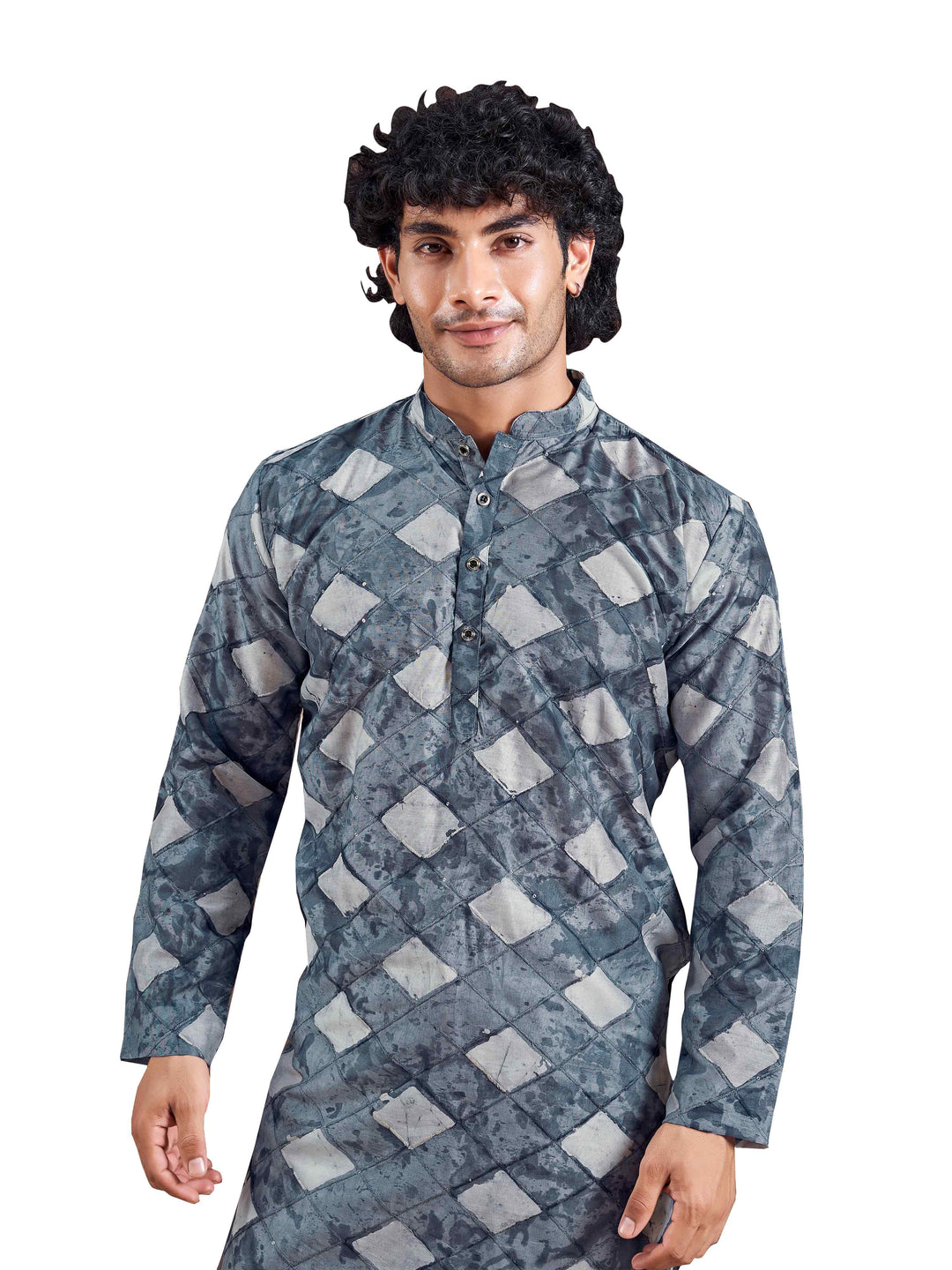 Viscose Art Silk Kurta Pajama | Wevon Designer Print Festive Wear