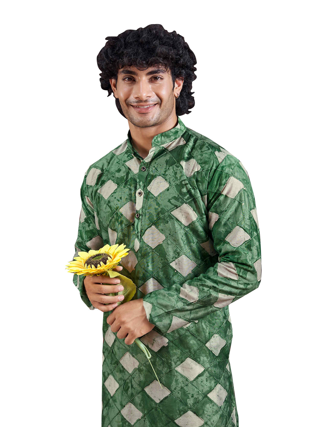 Viscose Art Silk Kurta Pajama | Wevon Designer Print Festive Wear