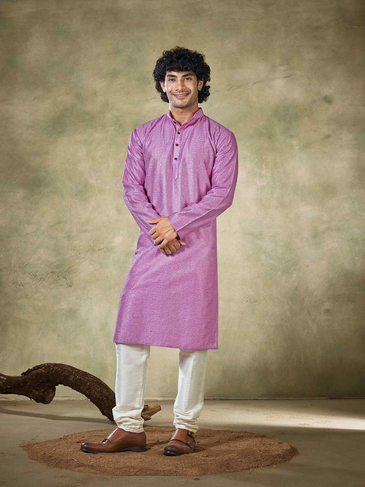 Elegant Viscose Kurta Set | Art Silk Pajama with Embroidery Work