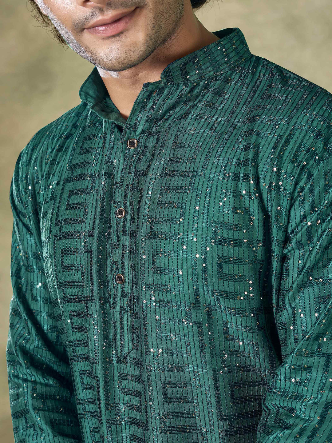 Luxury Ethnic Wear for Men | Art Silk Kurta Pyjama for Weddings