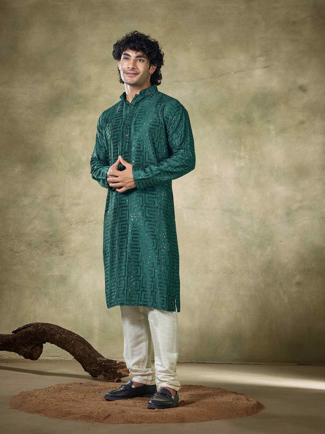 Luxury Ethnic Wear for Men | Art Silk Kurta Pyjama for Weddings