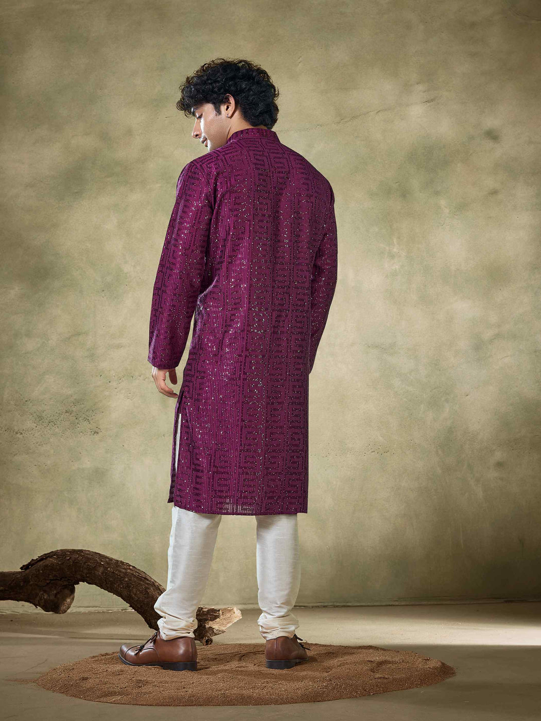 Luxury Ethnic Wear for Men | Art Silk Kurta Pyjama for Weddings