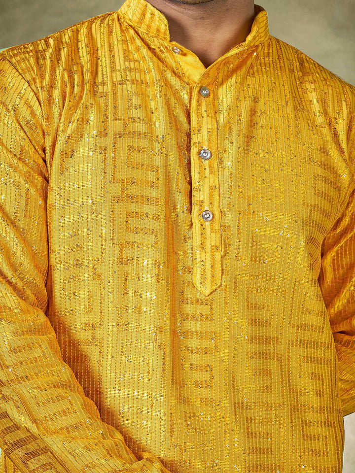 Luxury Ethnic Wear for Men | Art Silk Kurta Pyjama for Weddings