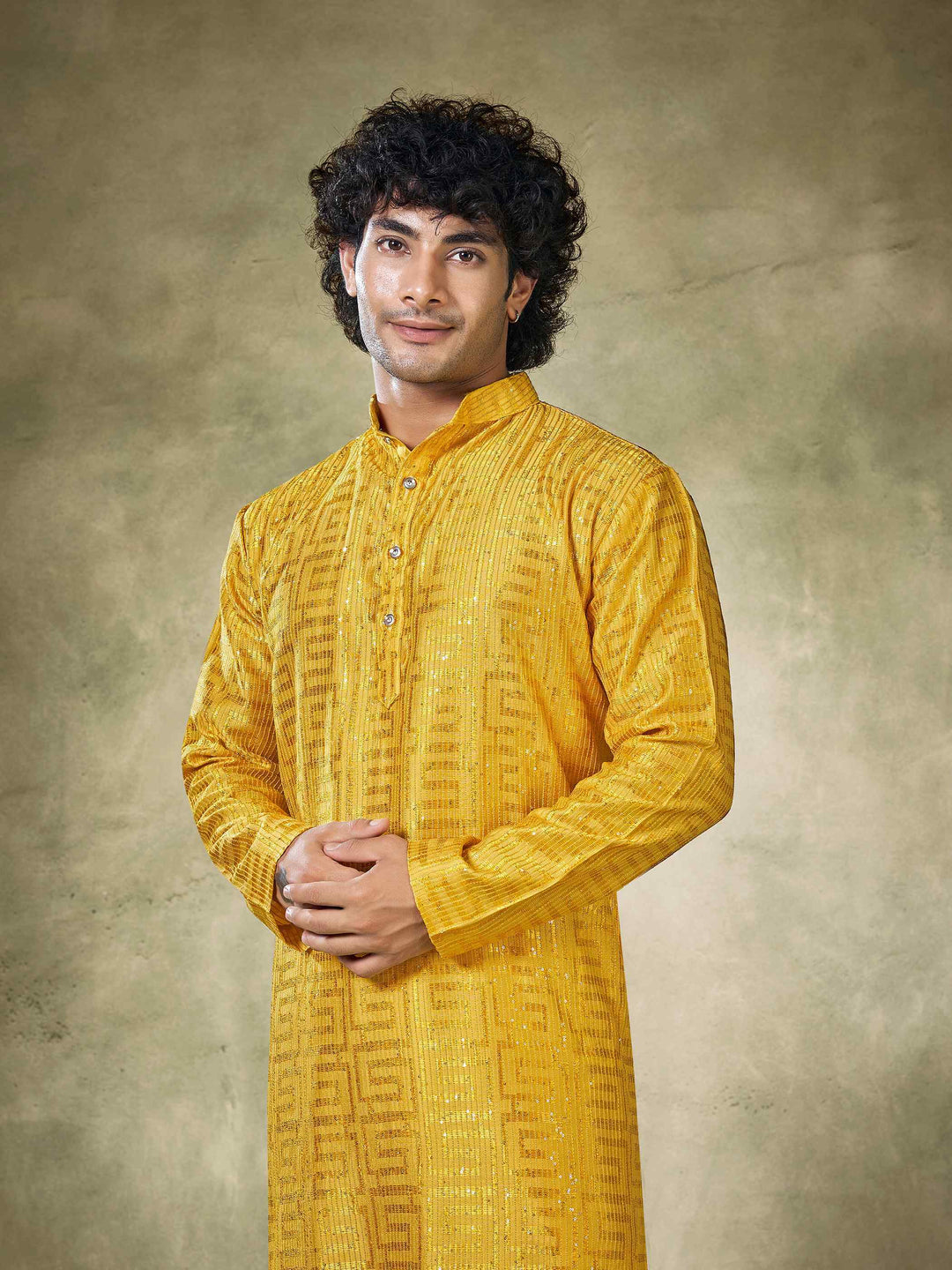 Luxury Ethnic Wear for Men | Art Silk Kurta Pyjama for Weddings