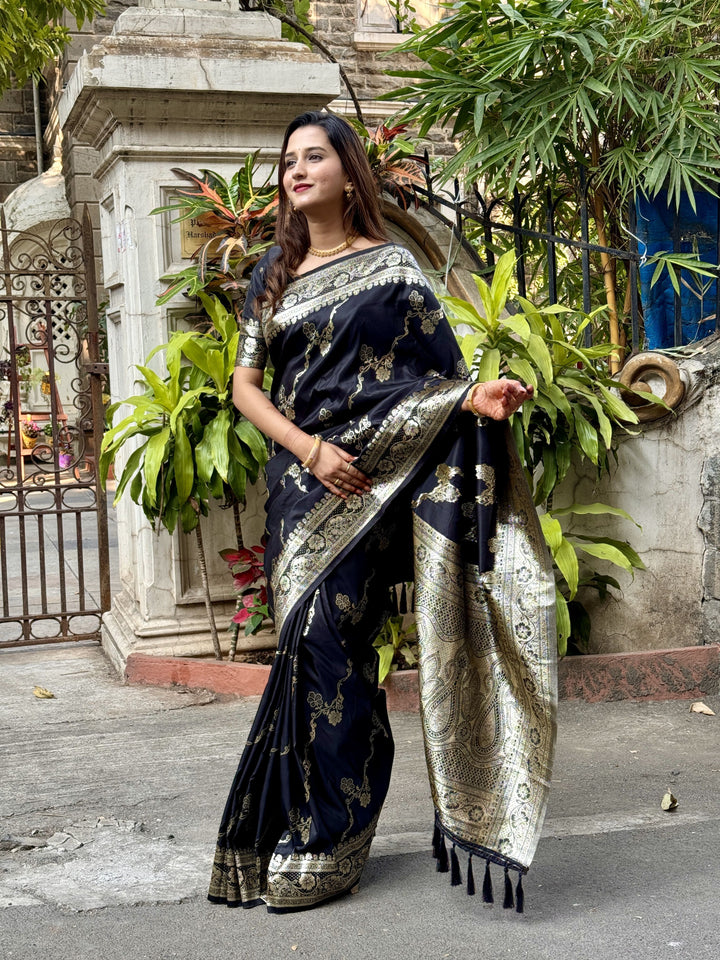 Banarasi Silk Saree | Jacquard Wevon Work | Designer Jari | Traditional Wedding Party