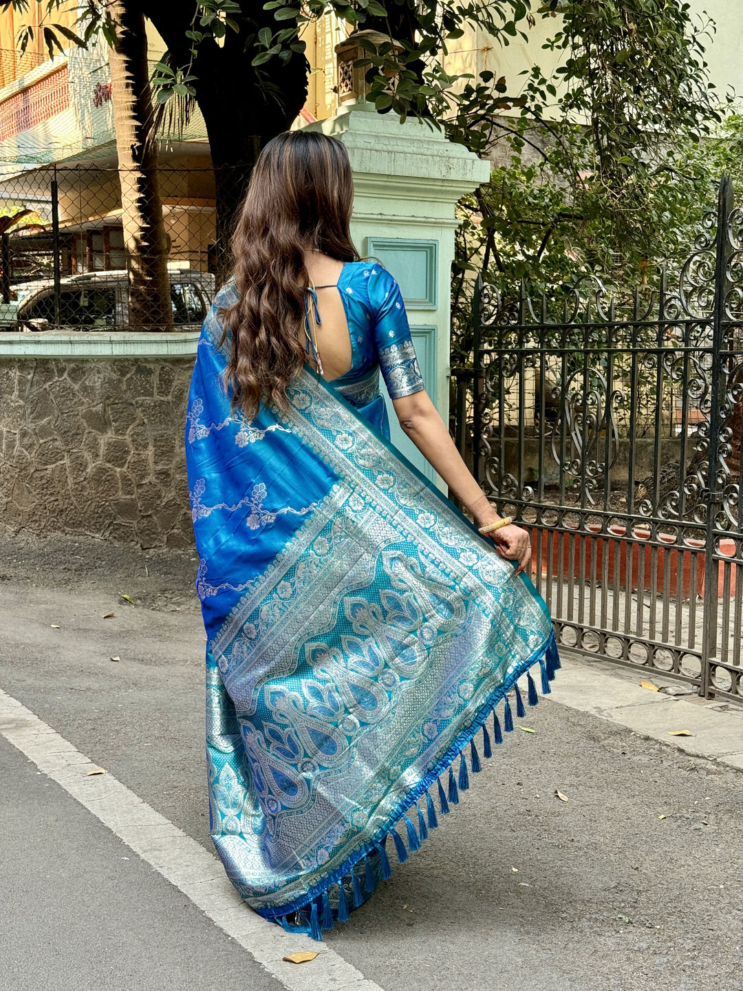 Banarasi Silk Saree | Jacquard Wevon Work | Designer Jari | Traditional Wedding Party