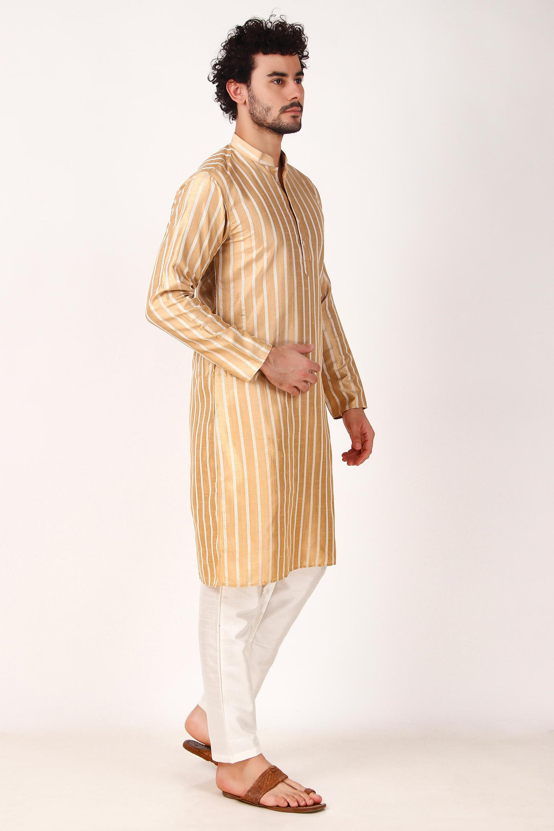 Art Silk Kurta Pajama Set | Wevon Self Designer Festive Wear