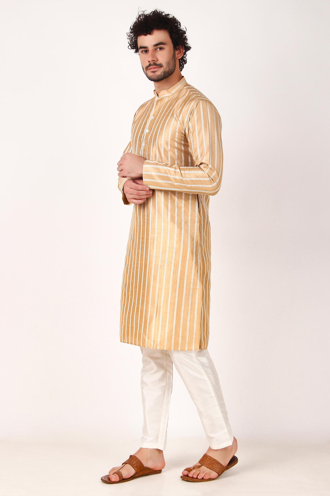 Art Silk Kurta Pajama Set | Wevon Self Designer Festive Wear