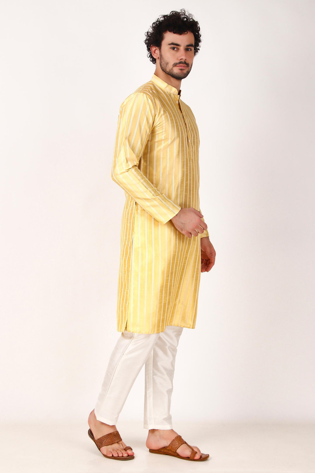 Art Silk Kurta Pajama Set | Wevon Self Designer Festive Wear