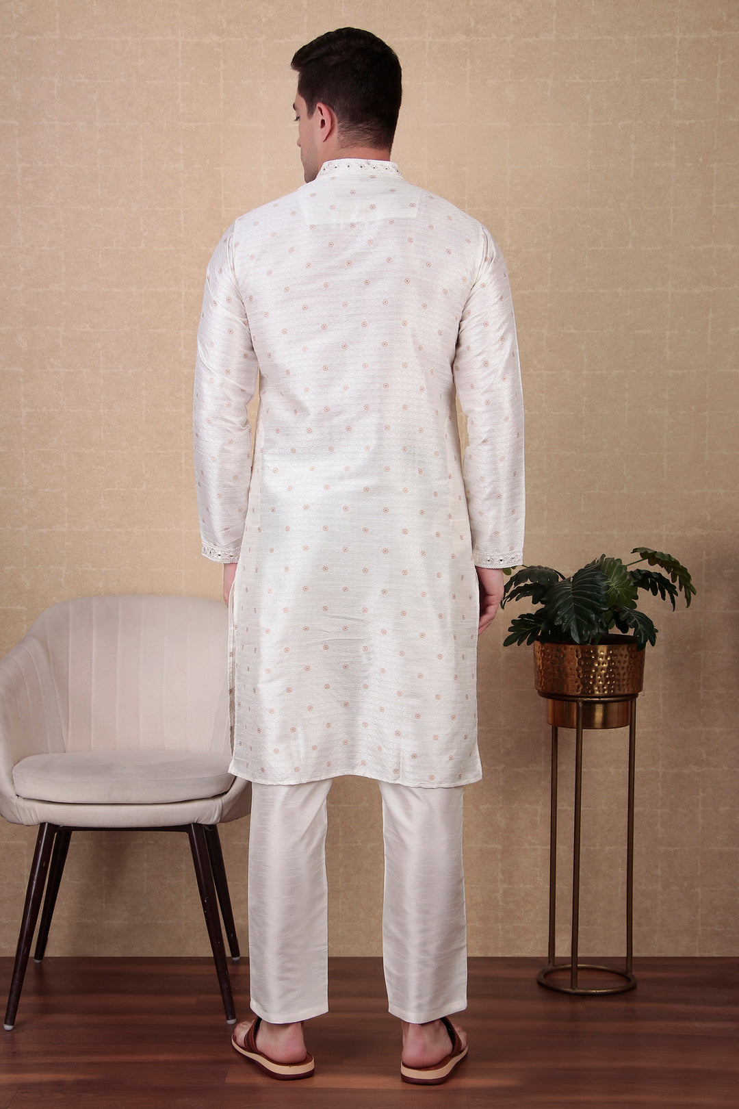 Ethnic Mirror Work Kurta Pyjama | Stylish Outfit for Festive Occasions