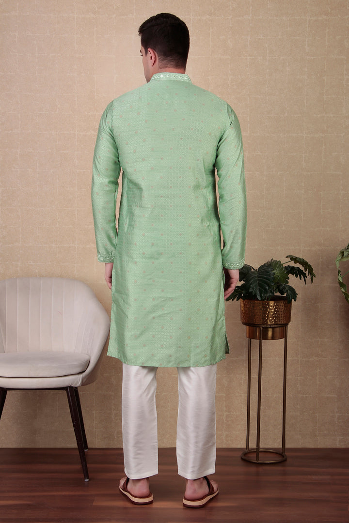 Ethnic Mirror Work Kurta Pyjama | Stylish Outfit for Festive Occasions