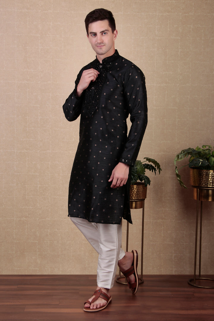 Ethnic Mirror Work Kurta Pyjama | Stylish Outfit for Festive Occasions