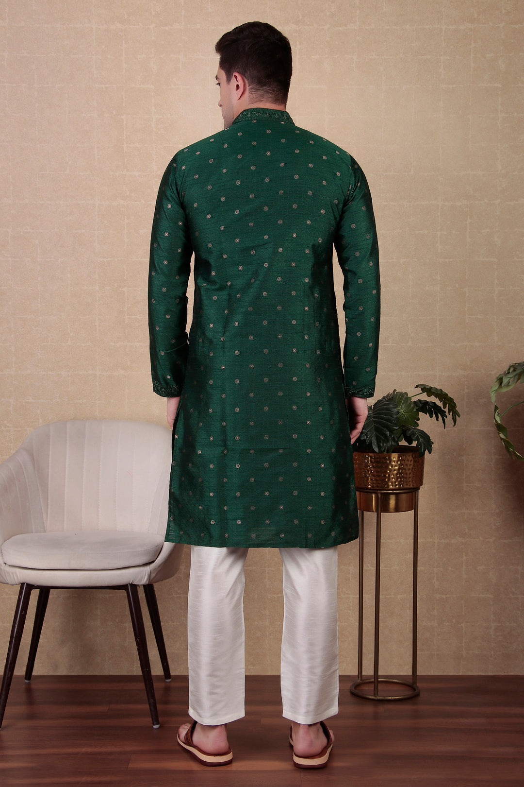 Ethnic Mirror Work Kurta Pyjama | Stylish Outfit for Festive Occasions