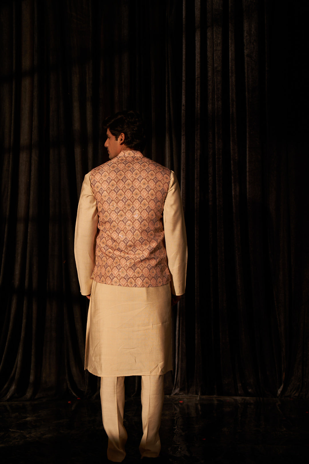 Designer Printed Koti for Men | Viscose Ethnic Festive Wear